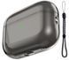 Чехол Clear Silicone Case для AirPods Pro 2 черный 090228 фото 1