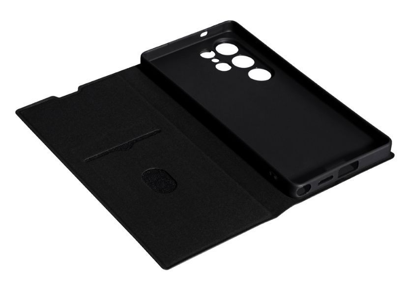 Шкіряний чохол книжка Fibra case на Samsung Galaxy S25 Ultra / червоний 202132 фото