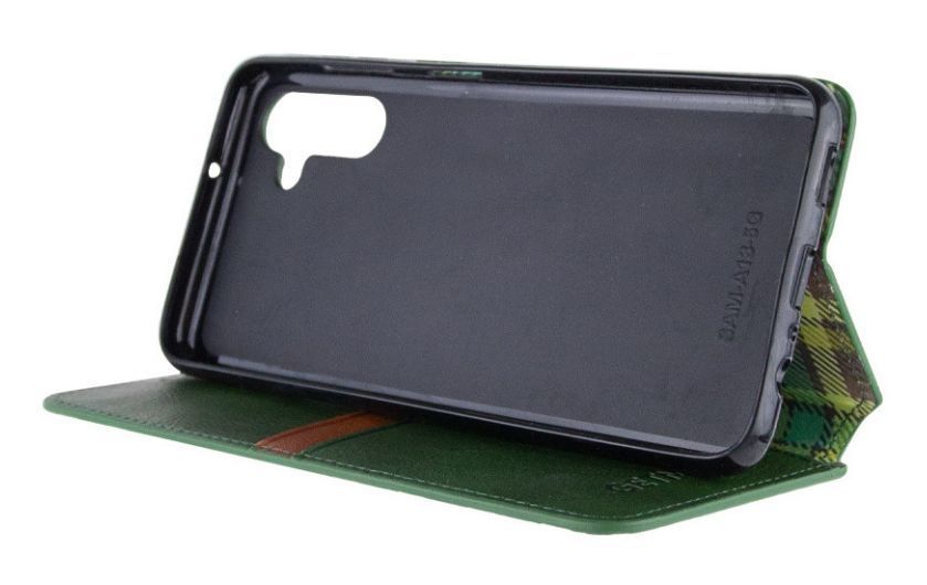 Шкіряний чохол книжка Cubic для Samsung Galaxy A16 (5G) / зелений 201199 фото