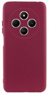 Чехол накладка TPU Liquid Silk для Xiaomi Redmi 14C / бордовый 201029 фото