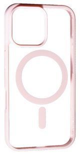 Чохол TPU+PC Color з підтримкою Magsafe для Apple iPhone 16 Pro / pink 200827 фото
