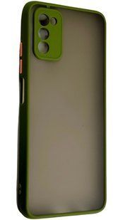 TPU чохол накладка Matte Color Case для Samsung Galaxy A03S світло-зелений 092508 фото