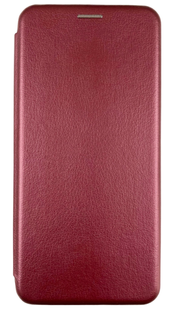 Чехол книжка Elegant book для Motorola E7 Power ( на мото е7 повер) бордовый 84717 фото