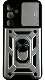 PC + TPU чохол Camshield armor для Samsung Galaxy S23 FE / сріблястий 093158 фото