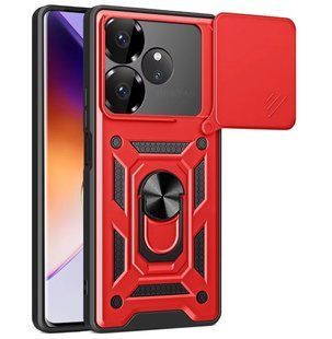 PC + TPU чохол Camshield Armor для Realme GT 6 / червоний 201847 фото