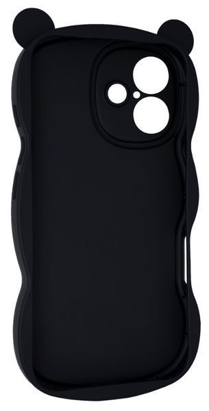 Силіконовий 3D чохол Hello Bear для iPhone 16 / black 202479 фото