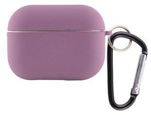 Силиконовый чехол с карабином для AirPods 4 / lilac pride 201823 фото
