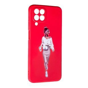 TPU чехол Art для Samsung Galaxy M53 Red 088998 фото