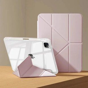 Чехол книжка Transparent Origami на Apple iPad Pro 11 2022 (11") / рожевий 101152 фото