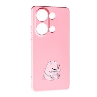 Чехол силиконовый Art case для Xiaomi Redmi Note 13 Pro (4G) Bear 096681 фото