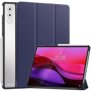 Чохол книжка Crazy Horse на планшет Lenovo Yoga Tab Plus (12.7") / синій 098903 фото