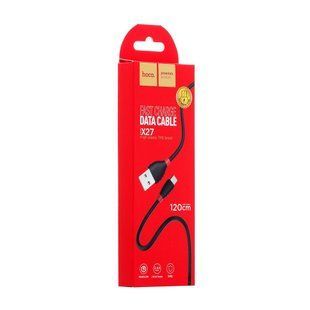 USB кабель Hoco X27 Excellent на Micro-USB (1.2m) черный 86324 фото
