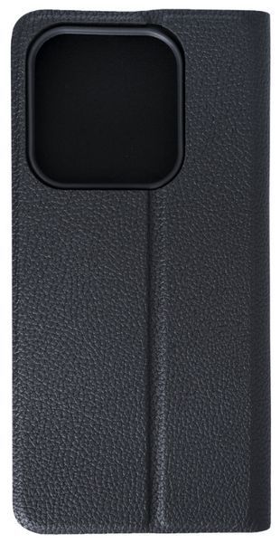 Шкіряний чохол книжка Fibra case на Xiaomi Redmi Note 14 (5G) / чорний 202259 фото