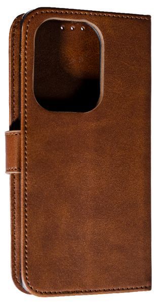Шкіряний чохол-книжка Business Book на Xiaomi Redmi Note 13 Pro (4G) / dark brown 200747 фото