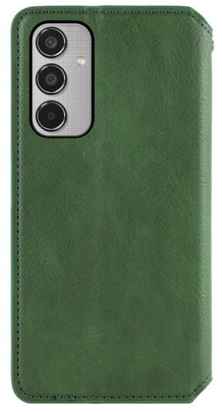 Шкіряний чохол книжка Cubic для Samsung Galaxy M35 (5G) / зелений 201310 фото