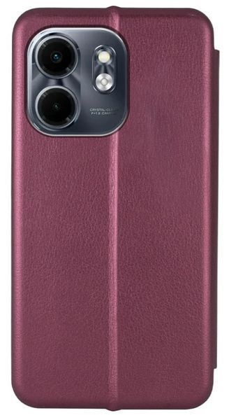 Чохол книжка Elegant book для Infinix Hot 50i (X6531B) / бордовий 202326 фото