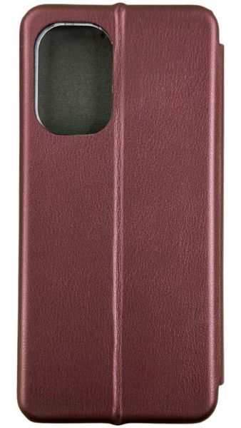 Чехол книжка Elegant book для Poco F5 / бордовый 091858 фото