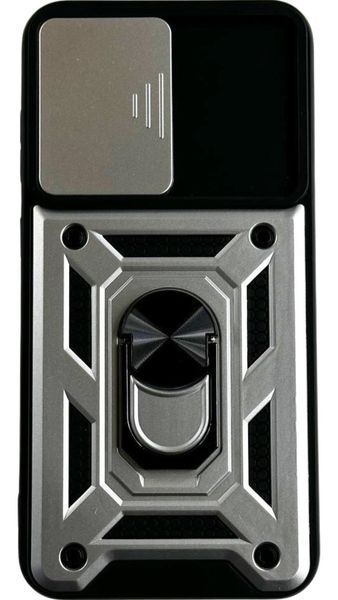 PC + TPU чохол Camshield armor для Samsung Galaxy S23 FE / сріблястий 093158 фото