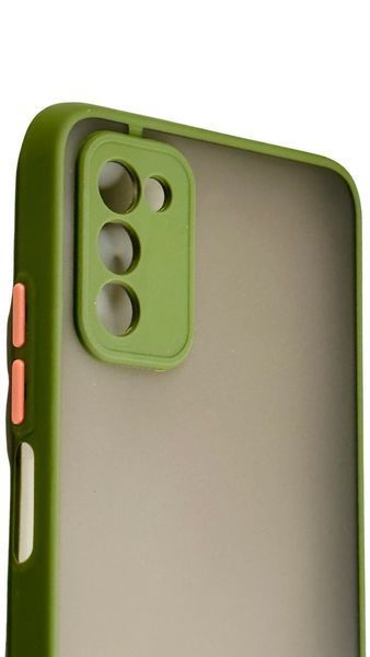 TPU чохол накладка Matte Color Case для Samsung Galaxy A03S світло-зелений 092508 фото