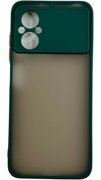 TPU чохол накладка Matte Color Case для Poco M4 5G темно-зелений 092658 фото