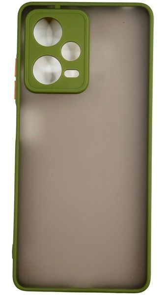 TPU чохол накладка Matte Color Case для Xiaomi Redmi Note 12 Pro 5G світло-зелений 092008 фото