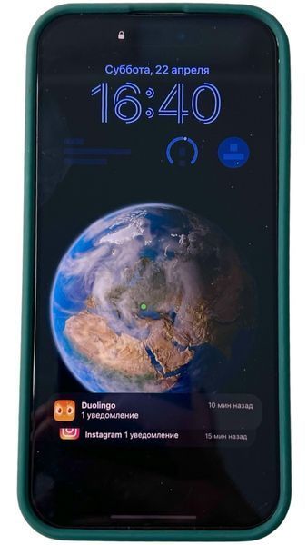 TPU чехол Matte Color Case (TPU) на iPhone 14 Pro Max темно-зеленый 088080 фото