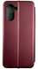 Чохол книжка Elegant book на OPPO A17k бордовий 88180 фото 3