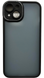 TPU чохол Luxury Metal Lens на iPhone 14 Pro Max (на айфон 14 про макс) чорний 086422 фото 1