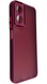 TPU чохол Luxury Metal Lens на Oppo A17K бордовий 88447 фото 2