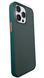 TPU чехол Matte Color Case (TPU) на iPhone 14 Pro Max темно-зеленый 088080 фото 1