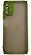 TPU чохол накладка Matte Color Case для Samsung Galaxy A03S світло-зелений 092508 фото 3