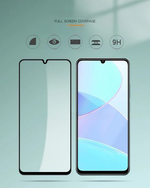 Защитное стекло для Realme Narzo 80 Lite / черный 100249 фото