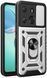 PC + TPU чохол Camshield armor для Tecno Pop 7 Pro / сріблястий 095104 фото 1