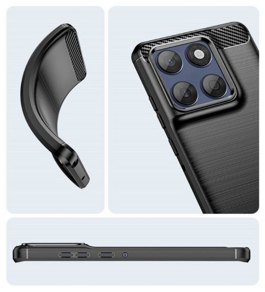 TPU чохол накладка Urban для Motorola G86 (5G) / чорний 100490 фото