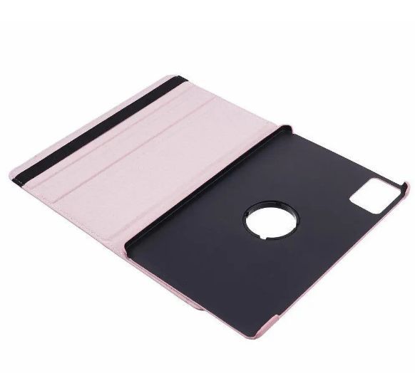 Кожаный чехол книжка 360 на планшет Lenovo Tab K11 2024 (11") / розовый 200962 фото