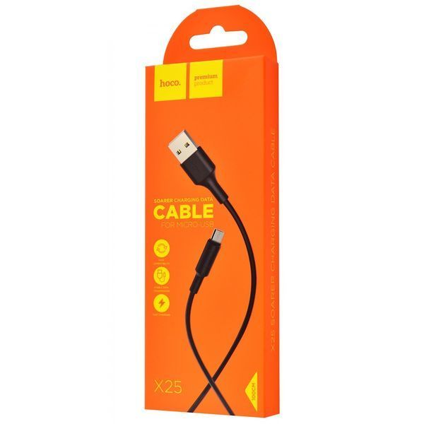 Hoco X25 Soarer Micro USB Cable (1m) (2 цвета) 16909 фото
