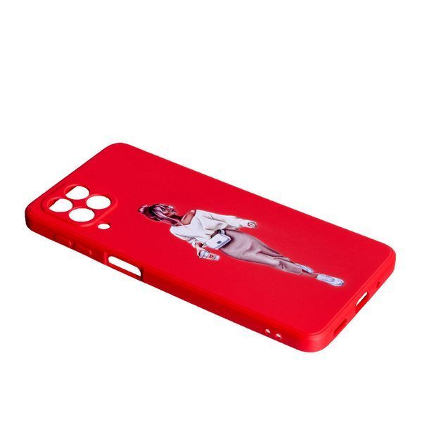 TPU чехол Art для Samsung Galaxy M53 Red 088998 фото