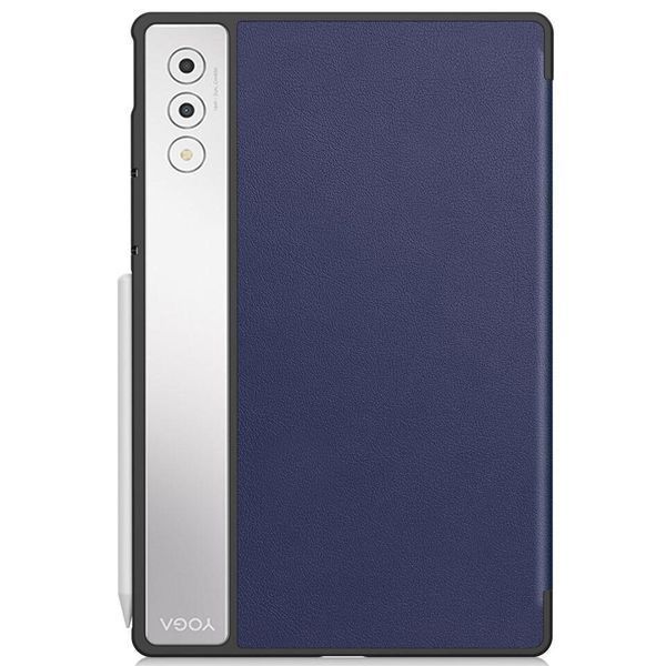 Чохол книжка Crazy Horse на планшет Lenovo Yoga Tab Plus (12.7") / синій 098903 фото