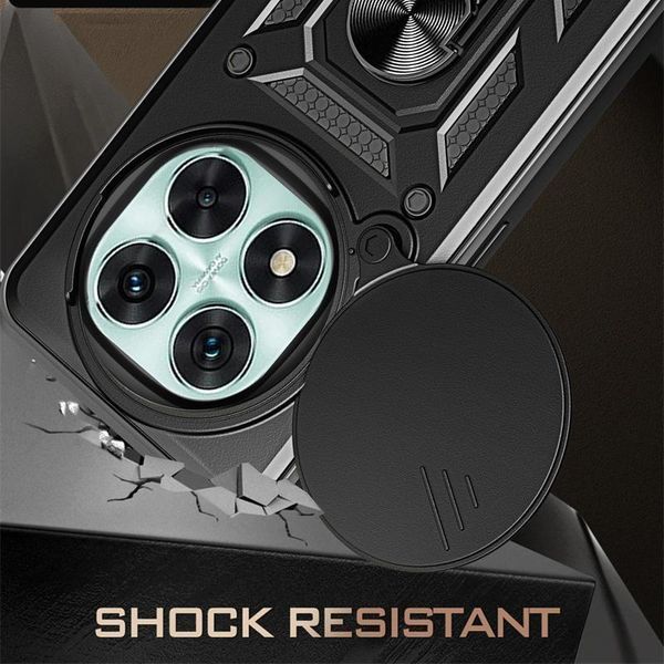PC + TPU чохол Camshield Armor для Xiaomi Redmi Note 14 Pro Plus / чорний 099803 фото