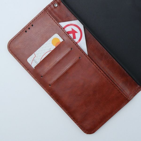 Чохол книжка Book case для Motorola G54 / коричневий 094909 фото