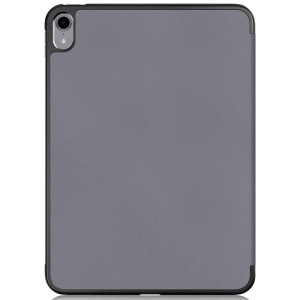 Шкіряний чохол книжка Crazy Horse на планшет iPad 10.9" 2022 (10th Gen)/сірий 099251 фото
