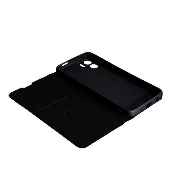 Чехол книжка Fibra case на Xiaomi Redmi A2 черный 094428 фото