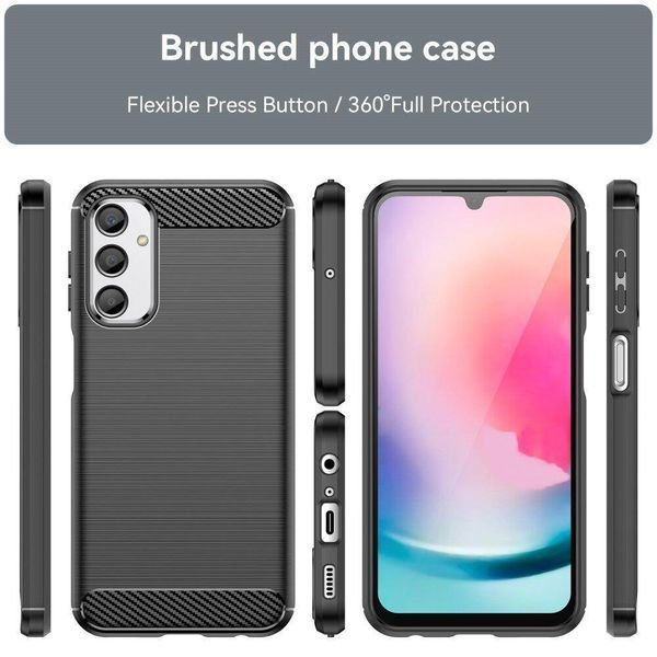 TPU чохол накладка Urban для Samsung Galaxy A24 / чорний 088388 фото