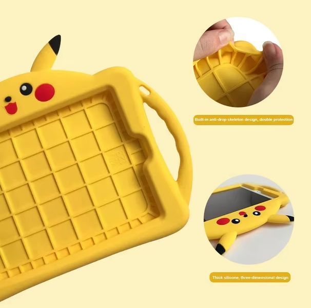 Чехол Pikachu Case на планшет iPad Air 5 (10.9") 2020 / желтый (з ремінцем) 099320 фото