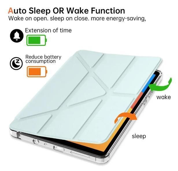 Чохол-книжка Transparent Origami на Samsung Galaxy Tab A9 Plus (11") / м'ятний 100221 фото