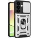 PC + TPU чехол Camshield armor для Samsung Galaxy S24 / серебристый 094574 фото 1