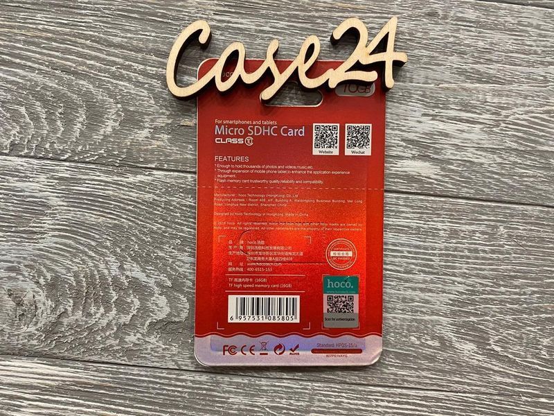 Micro SDHC Card HOCO на 16gb (Class 10) 81794 фото