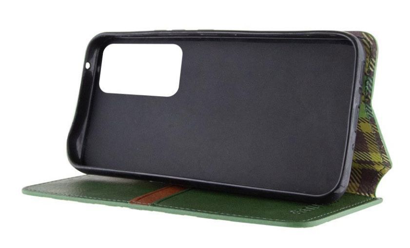 Шкіряний чохол книжка Cubic для Samsung Galaxy M35 (5G) / зелений 201310 фото