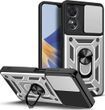 PC + TPU чохол Camshield armor для Oppo A78 (4G) / сріблястий 092109 фото