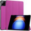 Чехол книжка Crazy Horse на Xiaomi Pad 6S Pro (12.4") / баклажановый